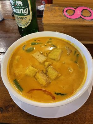 Red Curry with Tofu  at Mangrove in Krabi