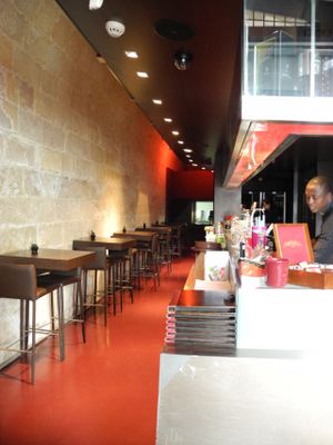 Interior view at Tate Cafe Bar in Vittoriosa