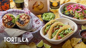 We're your local burrito and taco joint, offering authentic California-style Mexican food. Fillings are prepared fresh in-store daily and with a fully customisable menu! at Tortilla in Bristol