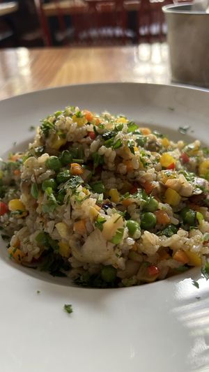 Vegan “risotto"  at Eish & Malh in Cairo