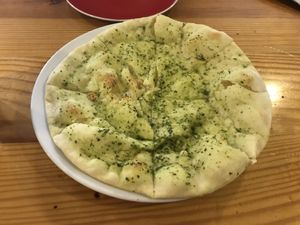 Focaccia verde at Eish & Malh in Cairo