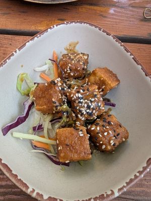 Lemongrass Tofu Chay mit Erdnusssauce at Saigon in Jena