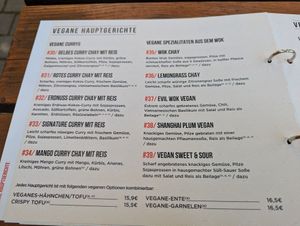 Neue Karte 2025 at Saigon in Jena