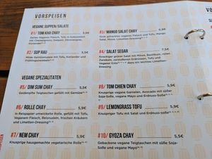 Neue Karte 2025 at Saigon in Jena