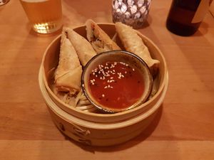 Vegetarische Dumplings at Saigon in Jena