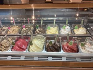 Vegan selection  at Leggenda - Jaffa Port in Tel Aviv