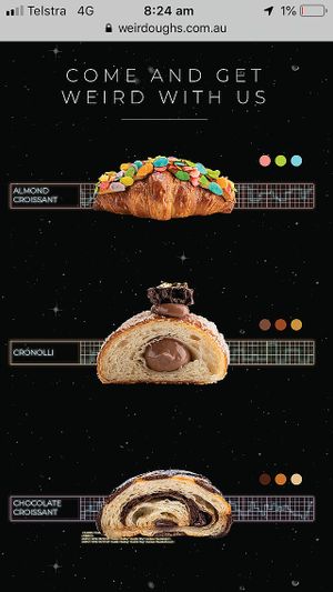 Yum at Weirdoughs in Melbourne