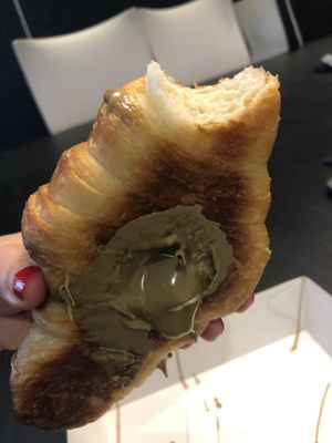 The sauce was oozing our nomnomnom! at Weirdoughs in Melbourne