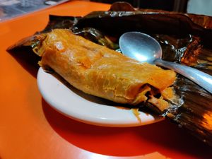 Nopal flavor tamal at Gold Taco - Roma Norte in Mexico City