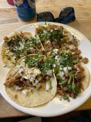 Vegan tacos at Gold Taco - Roma Norte in Mexico City