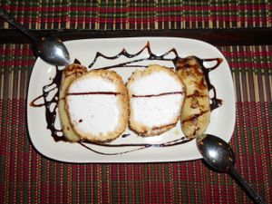 Taste From Heaven, Chiang Mai 12, Deep Fried Vegan Ice Cream at Taste from Heaven in Chiang Mai