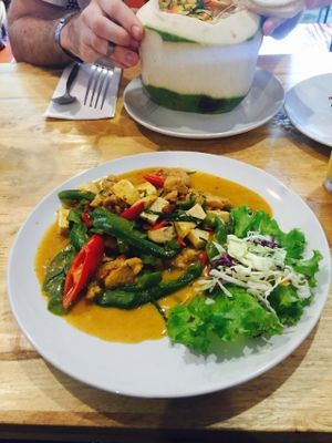 Probably the best penang curry I've ever had  at Taste from Heaven in Chiang Mai