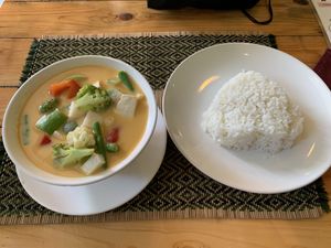 Red curry  at Taste from Heaven in Chiang Mai