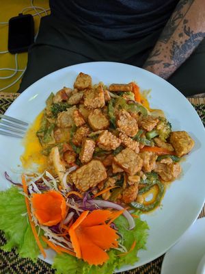 Panang curry at Taste from Heaven in Chiang Mai