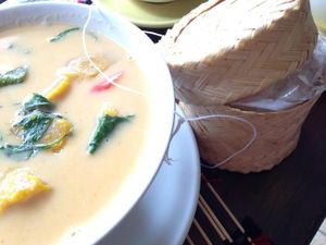 AMAZING pumpkin curry and sticky rice at Taste from Heaven in Chiang Mai