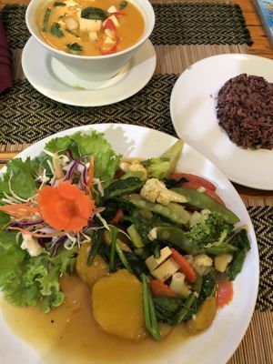 Stir fried veggies  at Taste from Heaven in Chiang Mai