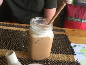Iced cappuccino  at Taste from Heaven in Chiang Mai