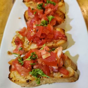 Bruschetta at Taste from Heaven in Chiang Mai