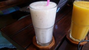 Banana Smoothie at Taste from Heaven in Chiang Mai