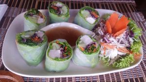 fresh rolls at Taste from Heaven in Chiang Mai