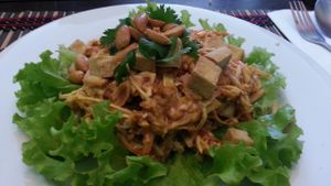 banana flower salad at Taste from Heaven in Chiang Mai