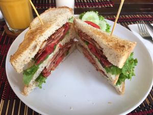 BLT, 110 baht at Taste from Heaven in Chiang Mai