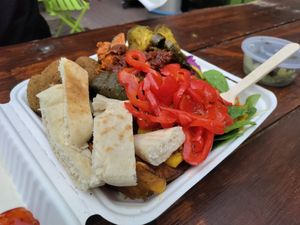  at Falafel Corner in Cardiff