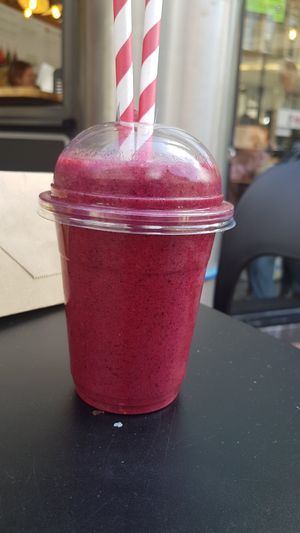 Berry Burst at Falafel Corner in Cardiff