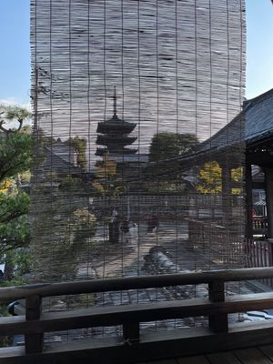 Perfect view at Ikkyu-an in Kyoto