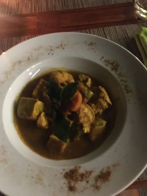 Tofu curry at The Spice House in Phu Quoc