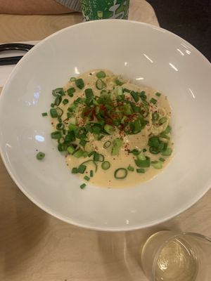 “mac n cheese” style ramen  at Vegan Ramen Shop - Mokotów in Warsaw