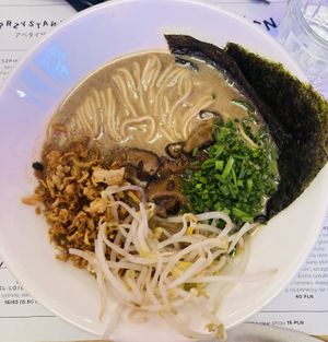Creamy ramen  at Vegan Ramen Shop - Mokotów in Warsaw
