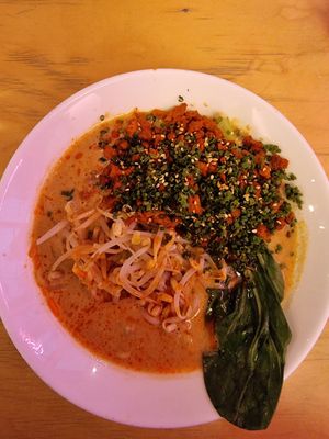 Tantan-men of dreams 🤤🖤🍜 at Vegan Ramen Shop - Mokotów in Warsaw
