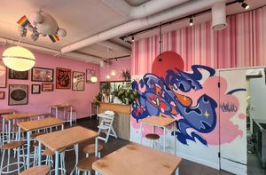 Inside at Vegan Ramen Shop - Mokotów in Warsaw