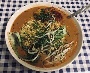 Spicy miso ramen - takeaway  at Vegan Ramen Shop - Mokotów in Warsaw