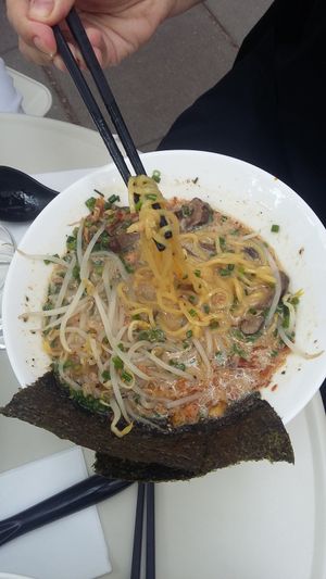 creamy shio ramen at Vegan Ramen Shop - Mokotów in Warsaw