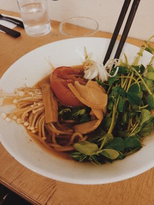 Clear shoyu at Vegan Ramen Shop - Mokotów in Warsaw