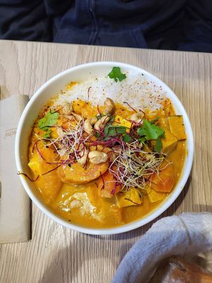 Curry vegan at Verdura in Metz