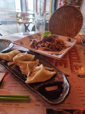 A selection of the vegan options at Wok Inn in Blackpool
