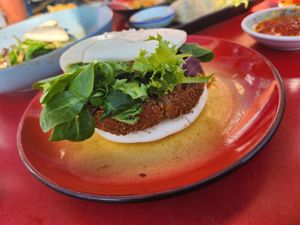 Bao burger at Wok Inn in Blackpool