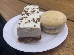 Banonfee and Alfajores  at Nora and Nama in North West London
