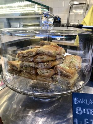 Vegan baklava  at Nora and Nama in North West London