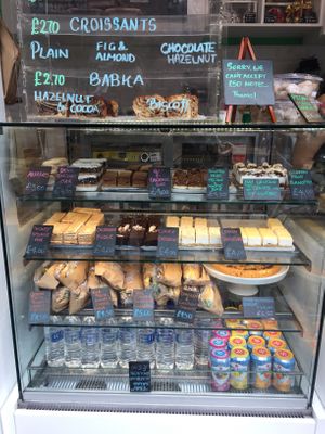 A lot of yummy cakes  at Nora and Nama in North West London