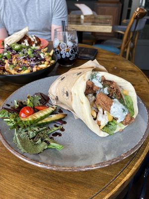 Vegan Gyros  at The Oakwood in Glossop