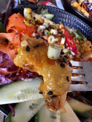 Vegan chicken  at The Oakwood in Glossop