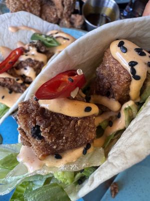 Tofu taco  at The Oakwood in Glossop