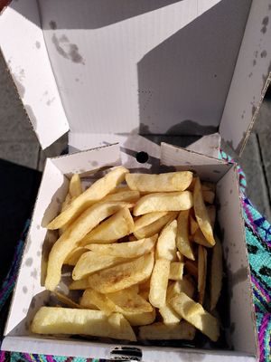 The chips (October 2022) at Trenchers in Whitby