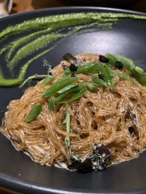 Kelp noodles at Althea in Chicago