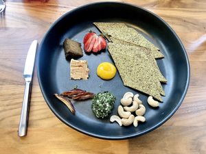 Vegan appetizer   at Althea in Chicago