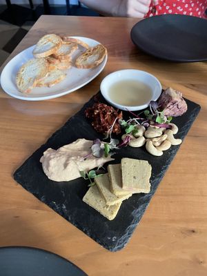 Cheese platter at Althea in Chicago